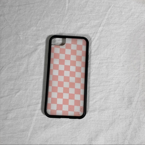 Wildflowers Accessories - iphone 6 6s 7 or 8 plaid/checkered wildflower case